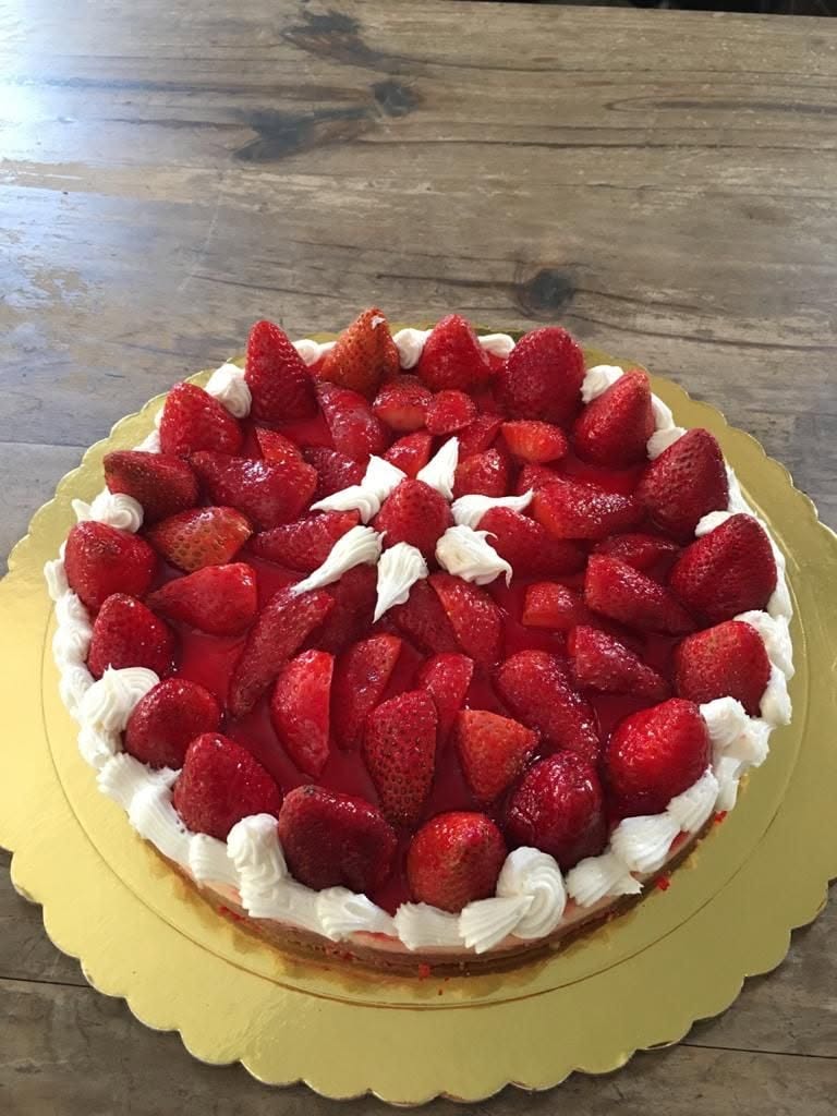 Pastel de Fresa